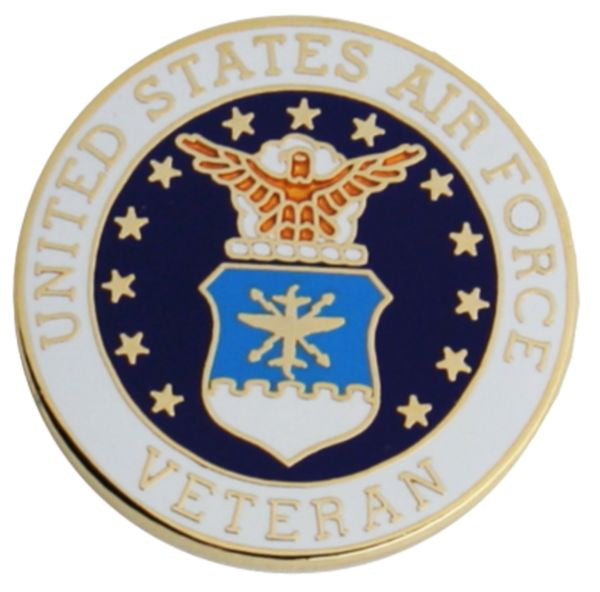 US Airforce Veteran Lapel Pin