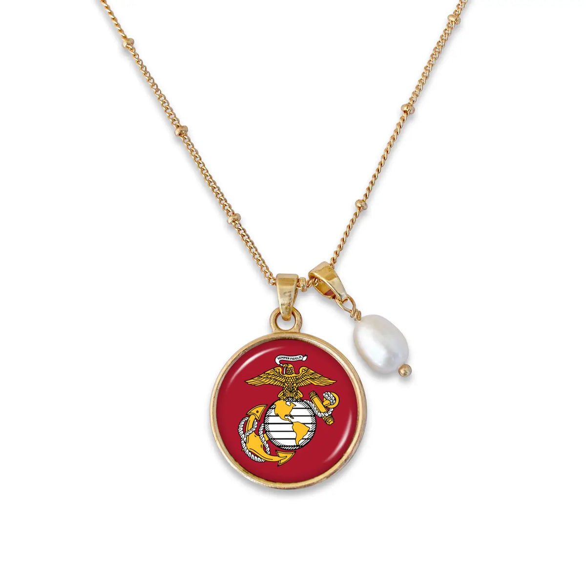 U.S. Marines Diana Necklace The United States Navy Memorial Ship's Store