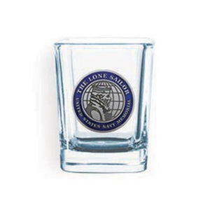 Navy Memorial Seal Shot Glass