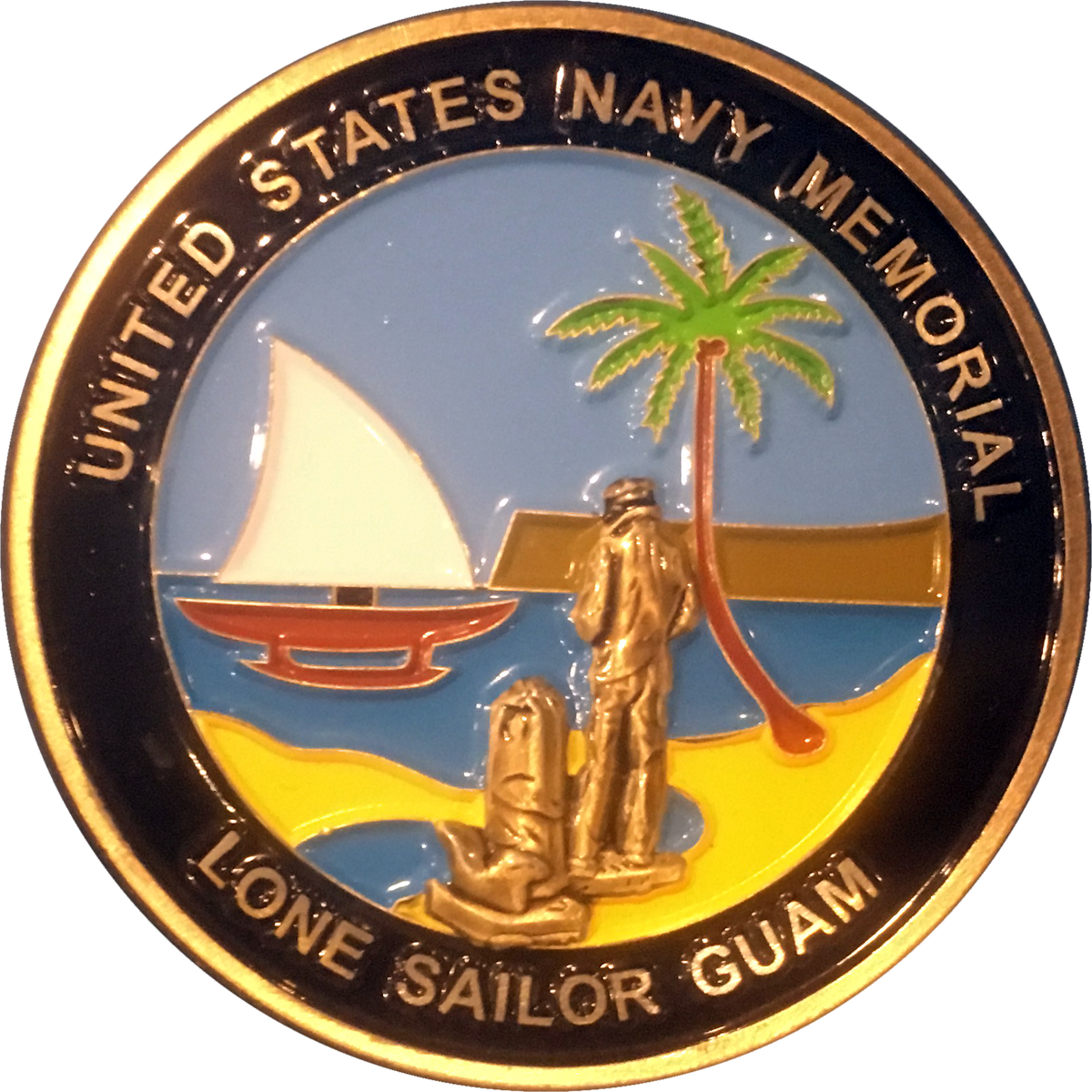 Operation New Life/Guam Lone Sailor Challenge Coin – The United
