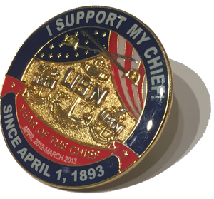 I Support My Chief! Lapel Pin