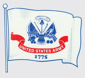 U.S. Army Wavy Flag Decal