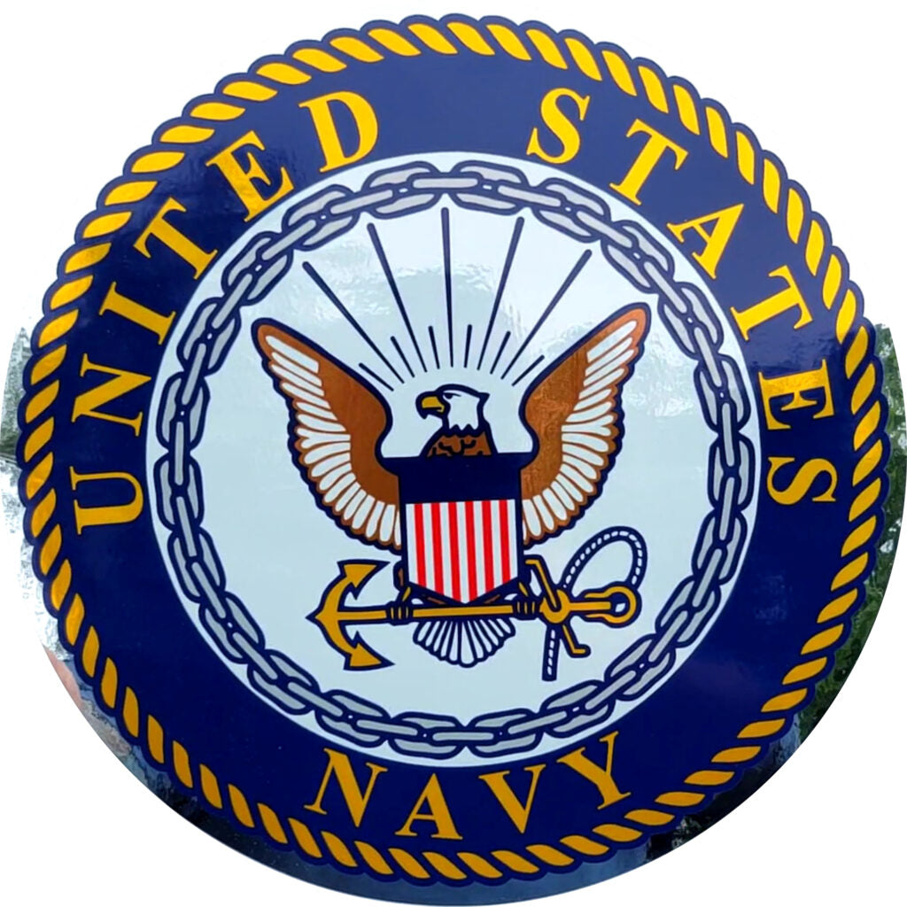 United States Navy Circle Sticker