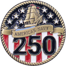 America's U.S. Navy 250th Anniversary Pin