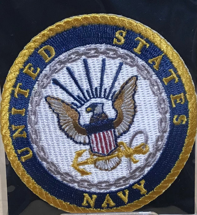 United States Navy Embroidered Patch Magnet