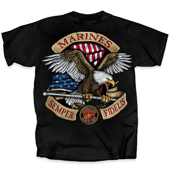 U.S. Marines Flying Proud T-Shirt
