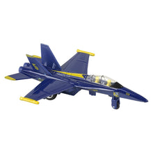 F-18 Blue Angels 6.5" Diecast Pull Back Toy