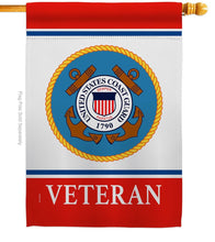 U.S Coast Guard Veteran Armed Forces Military Decor Flag