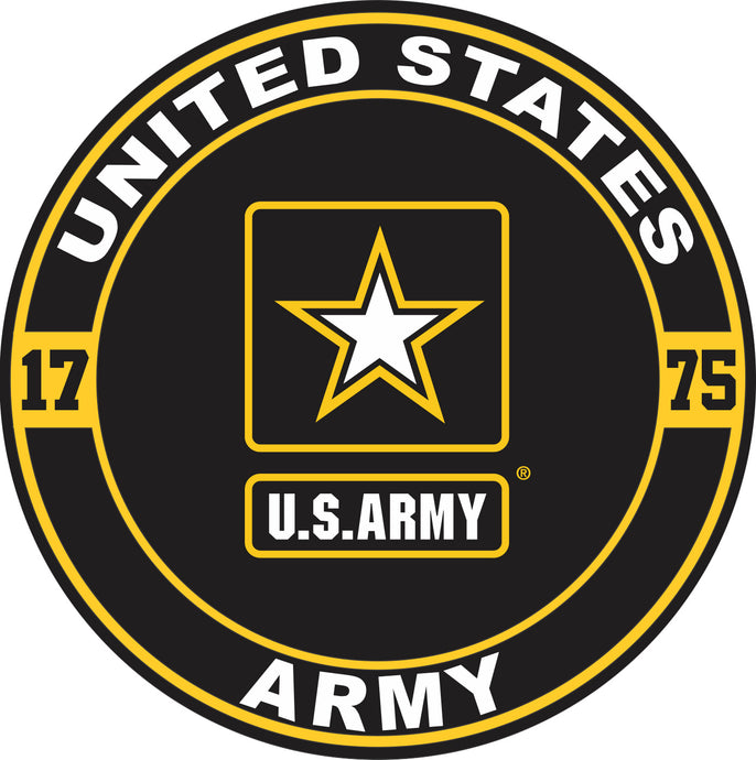 U.S. Army 1775 Round Sticker