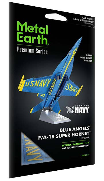 Blue Angels F/A 18 Super Hornet Steel Metal Kit