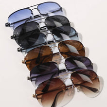 Rimless Design Think Legs Fashion Sunglasses