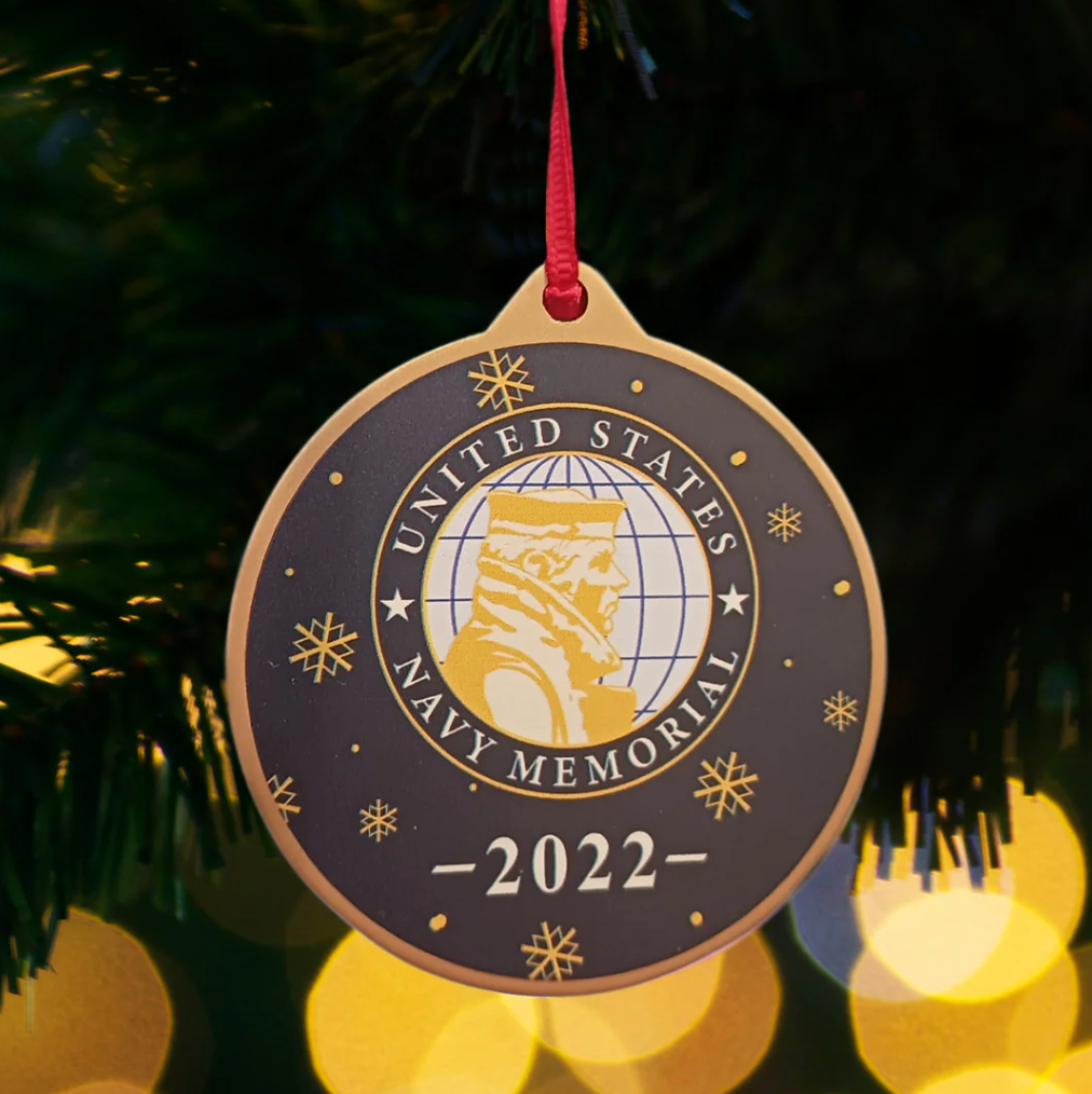 2022 U.S. Navy Memorial Collectible Holiday Medallion Ornament