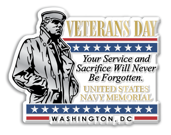 U.S. Navy Memorial Veterans Day Magnet