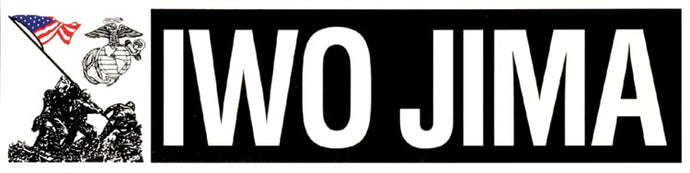 Iwo Jima USMC Bumper Sticker