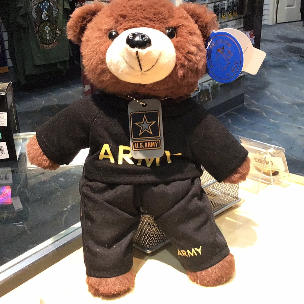 Army  PT Outfit with Dog Tag Plushed Bear