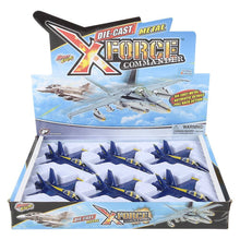 F-18 Blue Angels 6.5" Diecast Pull Back Toy