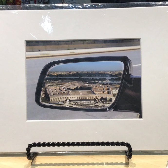 REAR VIEW MIRROR   8X10 MAT