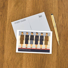 Postcard ML-80 Women's Military Uniform Identification