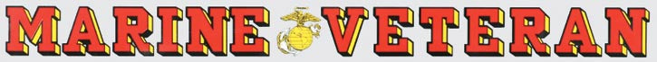 U.S. Marine Veteran Window Strip