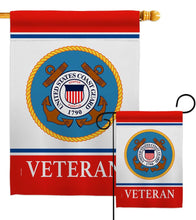 U.S Coast Guard Veteran Armed Forces Military Decor Flag