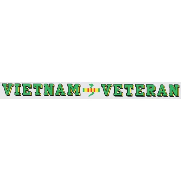 Vietnam Veteran 18 inch Window Strip B