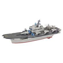 8.5"Diecast Pull Back Aircraft Carrier W/Light & Sound