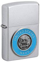 U.S. Navy Satin Chrome Zippo Lighter