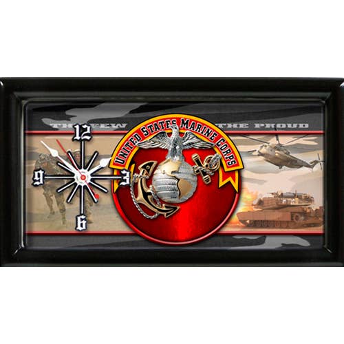 Marines Clock - the Few the Proud