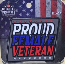 Proud Female Veteran Stickers