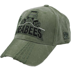 SEABEES BALL CAP W / BULLDOZER