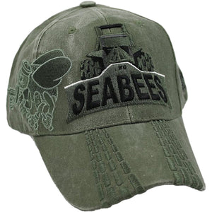 SEABEES BALL CAP W / BULLDOZER