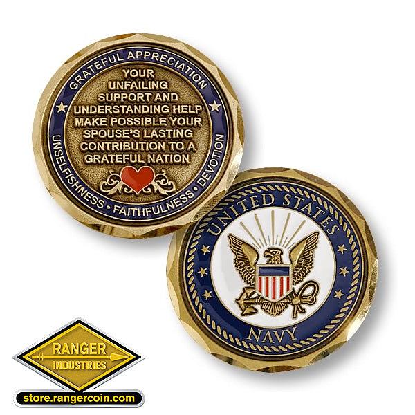 U.S. Navy Spouse Coin