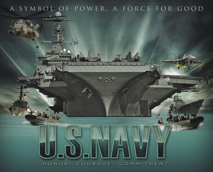 U.S. Navy A Symbol of Power Mouse Pad