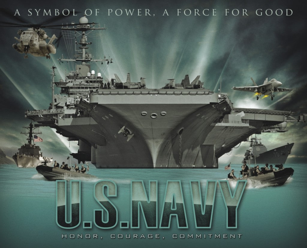 U.S Navy A Symbol of Power Mouse Pad