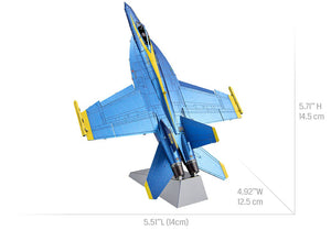 Blue Angels F/A 18 Super Hornet Steel Metal Kit