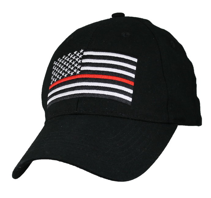 U.S Flag Thin Red Line Cap