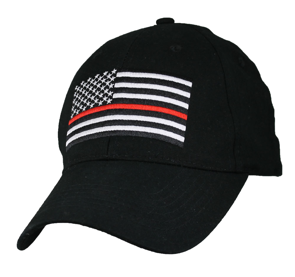 U.S Flag Thin Red Line Cap