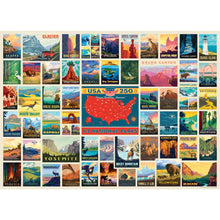 Vintage Posters - National Parks 250th Anniversary 1000 Piece Jigsaw Puzzle