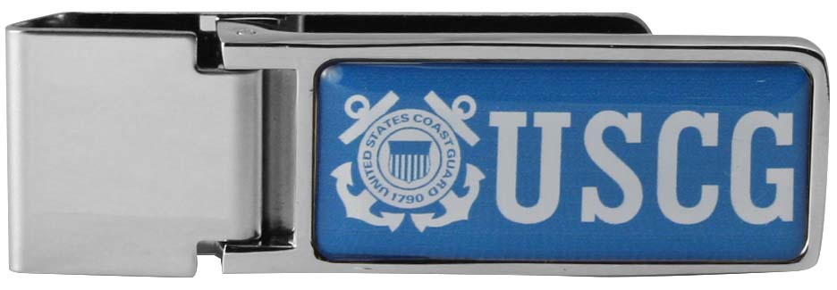 U.S Coast Guard Crest Money Clip