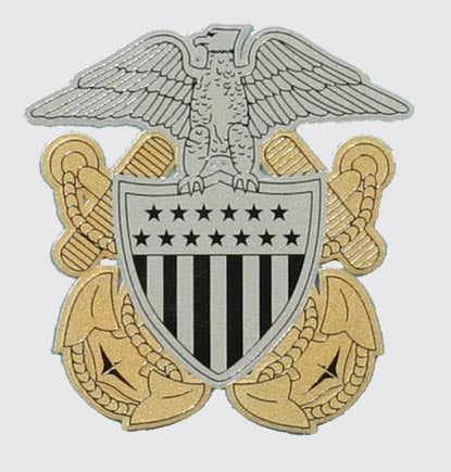 U.S. Navy Officer Crest Decal