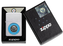 U.S. Navy Satin Chrome Zippo Lighter