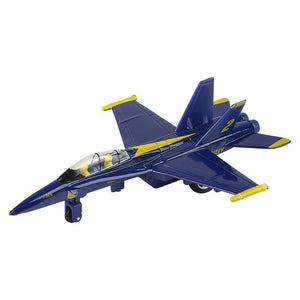 F-18 Blue Angels 6.5" Diecast Pull Back Toy