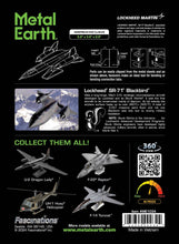 Lockheed® SR-71® Blackbird® Metal Earth Model Kit