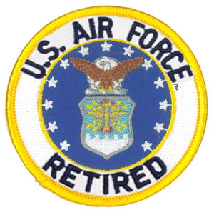 US Air Force Retired Crest Patch