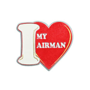 I Love My Airman Small Magnet