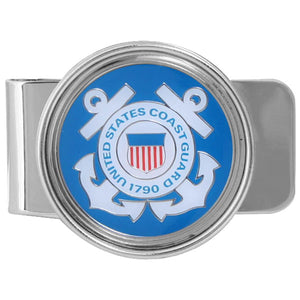 United States Coast Guard Crest Money Clip