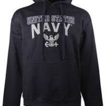 United States Navy Fleece Tight Knit Pullover Hoodie
