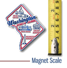 Washington, D.C. Premium State Magnet Made in USA