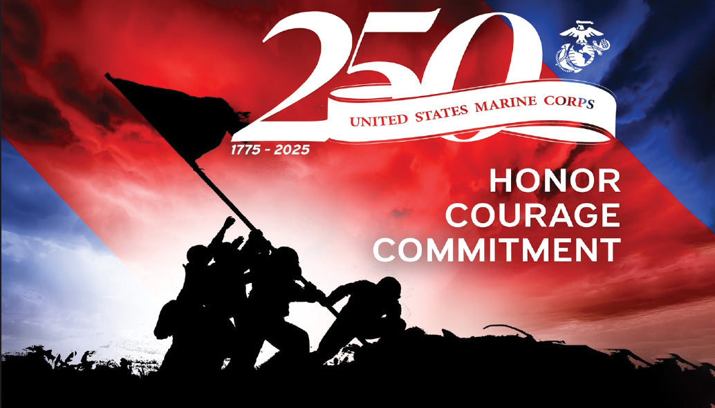 USMC 250th Honor Courage Commitment Magnet