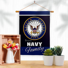 U.S. Navy Proudly Family Armed Forces Military Decor Flag